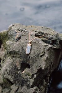 Raw Blue Kyanite Necklace